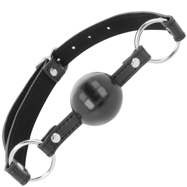 Bavaglio in pelle regolabile per giochi BDSM e fetish di qualità